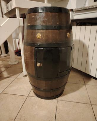 botte in legno mobile bar 