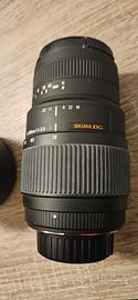 Obiettivo Sigma 70 300 per Nikon