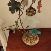 lampada da tavolo arte povera 