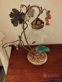 lampada da tavolo arte povera 