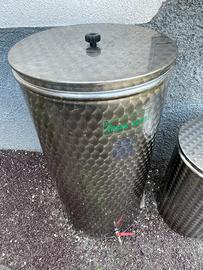 Botte acciaio inox, 200 litri