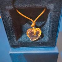 Swarovski pendente cuore rosa