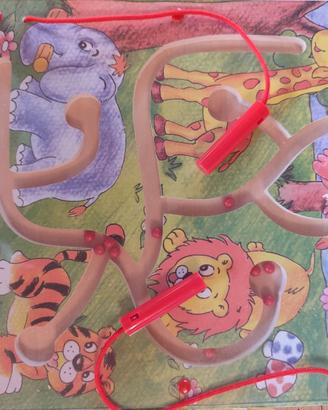 GIOCO TAVOLA IN LEGNO SPOSTA LA PALLINA