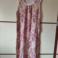 CAMICIA DA NOTTE PIGIAMA SOTTOVESTE SENZA MANICHE