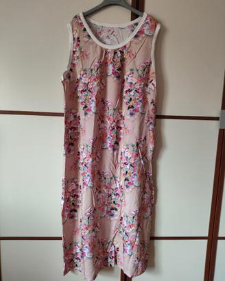CAMICIA DA NOTTE PIGIAMA SOTTOVESTE SENZA MANICHE