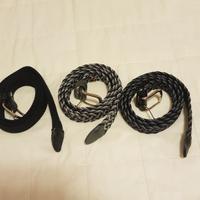 3 Cinture 115 cm tessuto elasticizzato estensibile