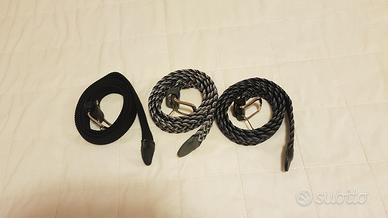 3 Cinture 115 cm tessuto elasticizzato estensibile