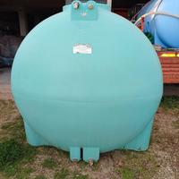 serbatoio acqua 5000 litri orizzontale