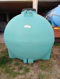 serbatoio acqua 5000 litri orizzontale