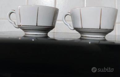 Antica coppia Tazzine Richard Ginori Porcellana