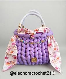 chunky bag Lilla fatta a mano