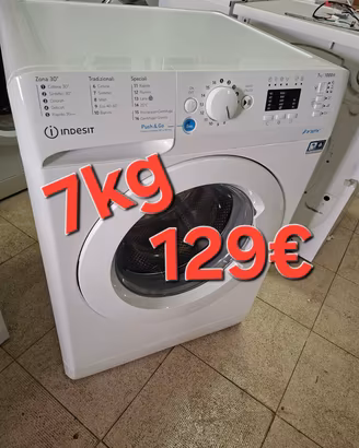 Lavatrice indesit 7kg 1000 giri di centrifuga 