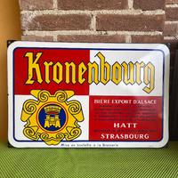 Insegna smaltata Kronenbourg