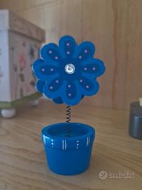 Portafoto fiorellino blu