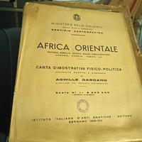 cartina africa orientale