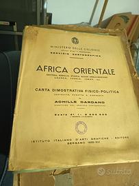 cartina africa orientale