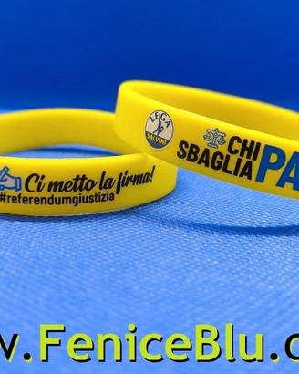 Braccialetto Referendum Giustizia: Chi Sbaglia Pag