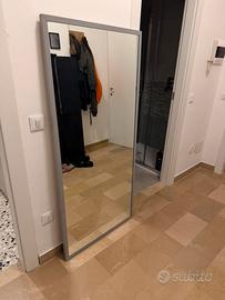 Specchio Acciaio 150x63cm 50€