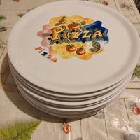 Piatti per pizza porcellana Saturnia