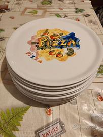 Piatti per pizza porcellana Saturnia