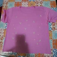 Maglia Rosa da donna Nuovs Senza Cartellino 