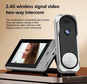 Videocitofono Wireless 1080P con Schermo 4,3″