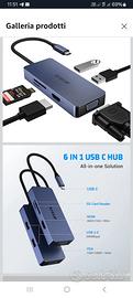 Hub 6 in 1 Usb C