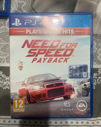 NEED FOR SPEED PAYBACK PS4