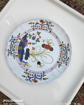 Ceramica d'autore di Faenza piatto decorativo