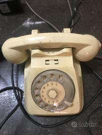 SIP TELEFONO quadrante ROTATIVO VINTAGE ANNI '70