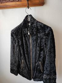 giacca finta pelliccia Benetton 