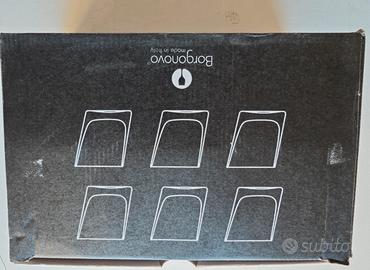 set 6 bicchieri acqua Borgonovo 