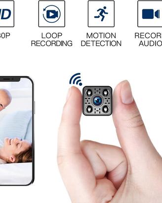 NUIOVO - HD1080P WIFI telecamera videocamera Micro