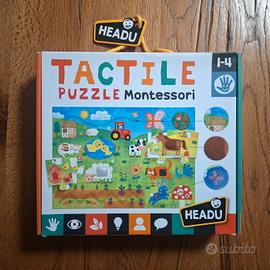 Headu Puzzle tattile Montessori Fattoria