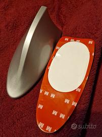 Antenna auto pinna squalo grigio grey silver nuova