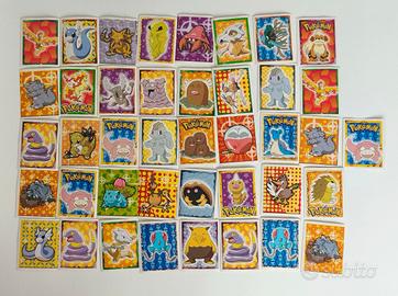 Lotto 41 figurine Pokemon Merlin 1999/2000