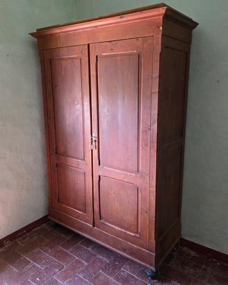 Armadio Antico a 2 Ante in Legno Massello