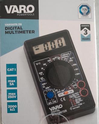 Multimetro Digitale Varo 250 volt