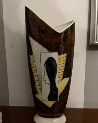 Vaso anni 50 numerato ALFA ceramiche Sesto Fioren