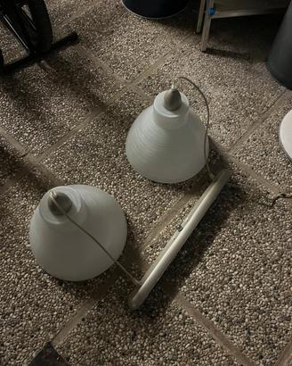 Lampadario doppio