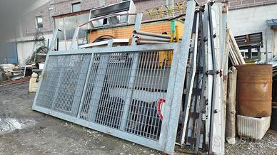 cancello zincato scorrevole