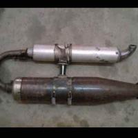 Espansione e silenziatore per Go Kart 100 cc