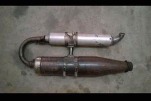 Espansione e silenziatore per Go Kart 100 cc