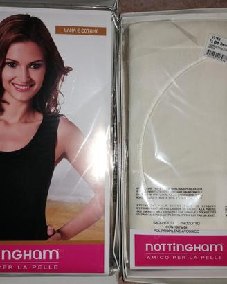 Canottiere intime donna lana e cotone Nottingam
