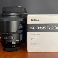 Sigma Art 24-70 F 2.8 DG OS HSM attacco Canon
