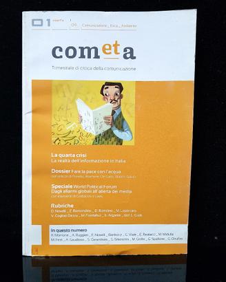 Cometa trimestrale critica comunicazione 2009