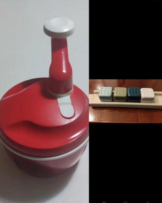 Tritatutto Tupperware con portaspezie
