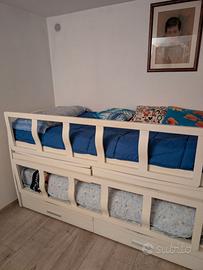 letto a castello estraibile