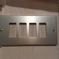 Placche Ticino Magik 4 posti nuove 