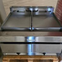 Griglia professionale da banco a GAS 21kw